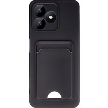 Uryport Realme Note 50 4g Kılıf Kelvin Kartvizitli Silikon - Siyah