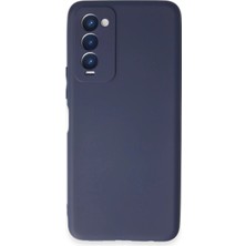 Uryport Tecno Camon 18 Kılıf First Silikon - Lacivert