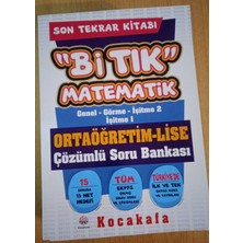 Kocakafa Yayınları Lise G-G-I 2  2028 Baskı 5 Kitap Al 4 Öde Bi Tık Serisi + Çıkmış Sınav+Güncel 8.750 Lira Yerine 7.000.-LIRA