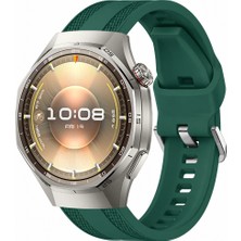 Sneezy Huawei Watch Gt 6 Pro 46MM Uyumlu Tpuflex Çift Şerit Örgü Desenli Silikon Kordon