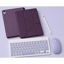 Bulaks Galaxy Tab S11 Ultra Sm- X930 Ile Uyumlu Standlı Kılıf Dokunmatik Kalem ve Klavye Mouse Set