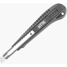 Uttil Uttıl NMUK07-NS Dar 9mm Alüminyum Gövde Kırımsız Maket Bıçağı