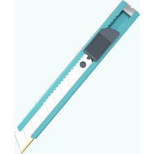 Uttil Uttıl PTUK08-EX 18 mm Tin Kaplamalı Kır-At Maket Bıçağı Turkuaz