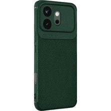 Uryport Huawei Honor 600 Auto Focus Karbon Kapak - Koyu Yeşil