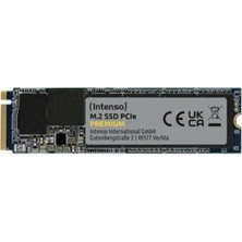 Intenso 500GB Premium Gen.3x4 Nvme 1.3 SSD 2100MB-1700MB-S SSD Harddisk