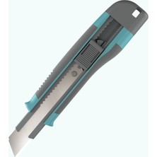 Uttil Uttıl NMUK09 18 mm Yumuşak / Kaymaz Tutuşlu Maket Bıçağı Turkuaz