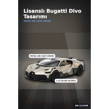 Hace Bazaar 1:32 Ölçek Bugatti Divo Metal Diecast Model Araba - Çek Bırak Özellikli, Lisanslı BX-313508