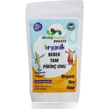 Organik Bebek Glutensiz Tam Pirinç Unu