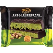 Bolçi Dubai Çikolatası Fıstıklı Kadayıf Dolgulu Bitter Çikolata 100G