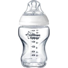 Die Grup Closer To Nature Cam Biberon, 250 Ml, Şeffaf