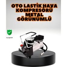 MiraLive Metal Gövde Lastik Şişirme Kompresörü Suv 4x4 Uyumlu