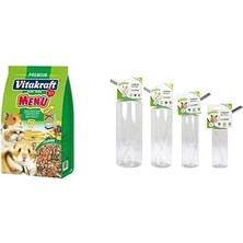 Hamster Başlangıç Seti - Vitakraft Yem 1000 G + Pawise Suluk 250 ml