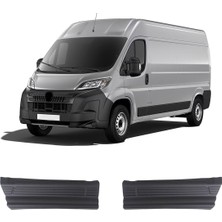 Trobus Peugeot Boxer 2006-2014 Uyumlu Kapı Eşiği Koruma Abs 2 Parça Parlak Siyah