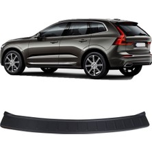 Trobus Volvo XC60 2017 ve Sonrası Uyumlu Arka Tampon Eşiği Koruma Abs Mat Siyah