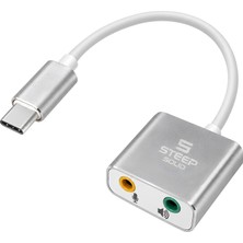 Type-C Harici Ses Kartı Kanal 7.1 Surround 3.5 mm Adaptör Hu-09