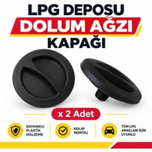 Memo Digital Atiker 2’li Lpg Dolum Ağzı Kapağı Abs Plastik (Ince Diş)