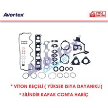 Avortex Takım Conta Doblo 1 Palio Idea Marea Brava Bravo 1 Grande Punto Stilo Punto 2 99+ 1,9d Jtd Viton Keçe 71718129 /