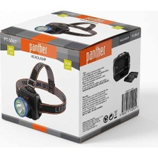 PT-5047 3W LED Kafa Feneri 4 Modlu Ayarlanabilir Başlıklı Pilli Kafa Lambası