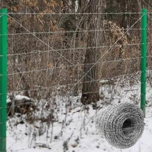 Galvanizli Çelik Tel, 4 Sivri Uçlu – Bükülebilir Dikenli Tel, Çift Rulo, Bahçe, Meyve Bahçe