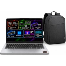 Lenovo Loq-E Ryzen 7 170 40GB 512GB SSD 15.6" Fhd 144Hz Rtx 3050 6gb Gddr6 WIN11PRO 83S000D9TR-LENOVO Çanta -Emt