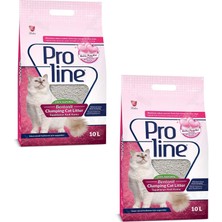 Bebek Pudrası Kokulu Ince Taneli Kedi Kumu (2 x 10LT)