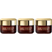 L'oréal Paris Age Perfect Intense Nutrition Olgun ve Kuru Ciltler Için Gündüz Kremi 3 x 50 ml