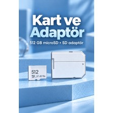 Kaia Life Hafıza Kartı 512 GB ve Sd Adaptör Seti