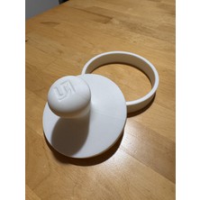 Ulu Pazarlama 3D Baskı 100 mm Hamburger Köfte Kalıbı Pres Köfte Şekillendirici Mutfak Aksesuarı