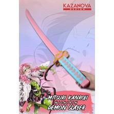 Kazanova Design Mitsuri Kanroji Katlanabilir Katana Figür 98 cm Demon Slayer Anime Cosplay