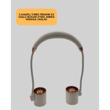 MiraLive USB Şarjlı Katlanabilir Mini Boyun Fanı 1–3 Saat Kullanım