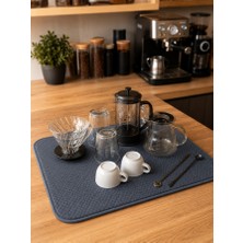 MiraLive Bulaşık Kurutma Matı Geniş Yüzeyli Mikrofiber Tezgâh Koruyucu Kurutma Matı