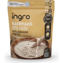 İngro Karnıyarık Kabuğu Tozu (Psyllium Husk Powder) 250 G