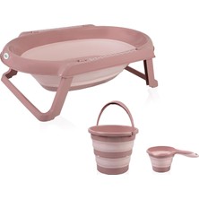 Odea Katlanır Banyo 3'lü Set Somon