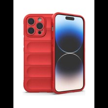 Apple iPhone 16 Pro Max Kılıf Optimum Silikon - Kırmızı