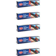 Odea Roll-Up Fermuarlı Şeffaf Buzdolabı Saklama Poşeti Torbası - 3 Lt. - 24X31 Cm. - 8 Adetlik 5 Paket