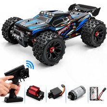 Odea Oyuncak 2.4 Ghz Uzaktan Kumandalı Rc Arazi Arabası 40 Km/sa Hız 4x4 Çekiş Metal Şase RC390 Motor Şarjlı LED Işıklı Gaz ve Direksiyon Hassasiyetli