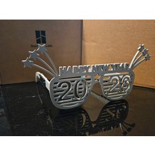 Ulu Pazarlama 3D Baskı 2026 Yılbaşı Parti Gözlüğü Iki Parçalı Yeni Yıl Eğlence Gözlüğü (2027 Yapılabilir)