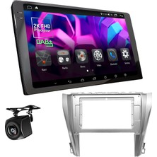 Ugar Toyota Camry, Aurion 2015-2018 ile Uyumlu Android 15 Araç Radyosu Kablosuz Carplay ve Android Auto, 8 GB+128 GB Bellek, Bluetooth, Wifi, Dsp, Dab+, Gps Navigasyon Özellikli 10 Inç Dokunmatik