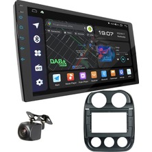 Ugar Jeep Compass 2011-2016 Için Uyumlu Android 15 Araç Radyosu Kablosuz Carplay ve Android Auto, 8 GB+128 GB Bellek, Bluetooth, Wifi, Dsp, Dab+, Gps Navigasyon Özellikli 10 Inç Dokunmatik Ekranlı