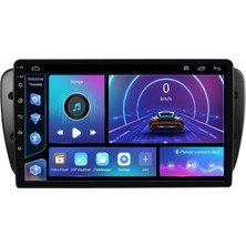 Wessleco Android 15 Araba Radyo Video Multimedya Oynatıcı, Seat Ibiza 2009-2014 Için 9 Inç Dokunmatik Ekran Radyo Bluetooth ve Navigasyonlu Tak ve Çalıştır Araba Aksesuarları Ve, HM601