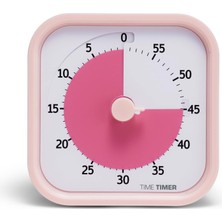 Odea Home Mod - 60 Dakika Çocuk Görsel Zamanlayıcı Ev Sürümü - Ev Eğitim Malzemeleri Çalışma Aracı, Çocuk Masası, Ofis Masası ve Sessiz Çalışmalı Toplantılar Için Zamanlayıcı (Şakayık Pembesi)