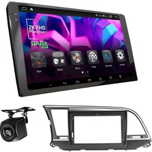 Ugar Hyundaı Elantra (Ad) 2016-2018, Avante 2015-2018 Için Uyumlu Android 15 Araç Radyosu Kablosuz Carplay ve Android Auto Özellikli 9 Inç Dokunmatik Ekranlı Radyo, 8 GB+128 GB Bellek, Bluetooth