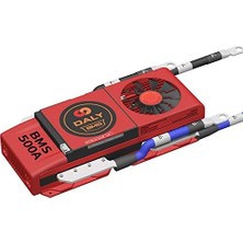 Daly Smart Bms Lifepo4 4s 12V 500A, Fanlı, Görünür Veri Izleme Uygulaması, Bluetooth Modülü, 3,2V Lityum Pil Yönetimi Için Uart Iletişimi