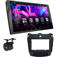 Ugar Honda Accord 2002-2007 Için Uyumlu Android 15 Araç Radyosu Kablosuz Carplay ve Android Auto, 4GB+64GB, Bluetooth, Wifi, Dsp, Dab+, Gps Navigasyon Özellikli 10 Inç Dokunmatik Ekranlı Radyo