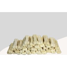 Odea Beyaz Press Diş Kaşıyıcı Köpek Çiğneme Kemiği 8cm 50LI Paket