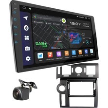 Ugar Hummer H2 Black ile Uyumlu Android 15 Araç Radyosu Kablosuz Carplay ve Android Auto, 4 Gb+64 Gb, Bluetooth, Wlan, Dsp, Dab+, Gps Navigasyon Özellikli 9 Inç Dokunmatik Ekranlı Radyo