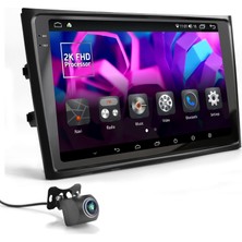 Ugar Volvo XC90 2002-2014 Için Uyumlu Android 15 Araç Radyosu Kablosuz Carplay ve Android Auto, 8 GB+128 Gb, Bluetooth, Wifi, Dsp, Dab+, Gps Navigasyon Özellikli 10 Inç 2k Dokunmatik Ekranlı Radyo