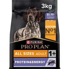 Odea Protein & Energy Tüm Irk Boyutlarındaki Aktif Yetişkin Köpekler Için Tam Kuru Mama, Zengin Tavuk Eti Içeriği 3kg