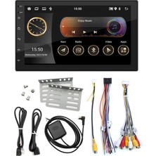 Junterone 7 2+32G Araba Dokunmatik Ekran Radyo IPS Android Auto Carplay Evrensel Stereo Multimedya Oynatıcı Kablosuz, Bluetooth, Gps