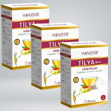 Odea Tilya Kürü Form Çayı Kuşburnu Altın Otu Ihlamur Karışık Bitki Çayı 20 Süzen Poşet x 3 Adet